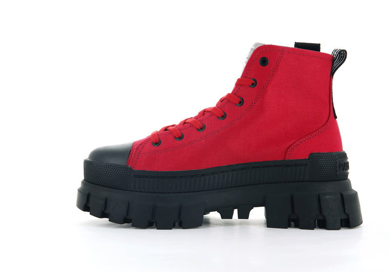 Red Salsa Women's Palladium Revolt Hi Tx High Tops | Israel  AJNHEK-792