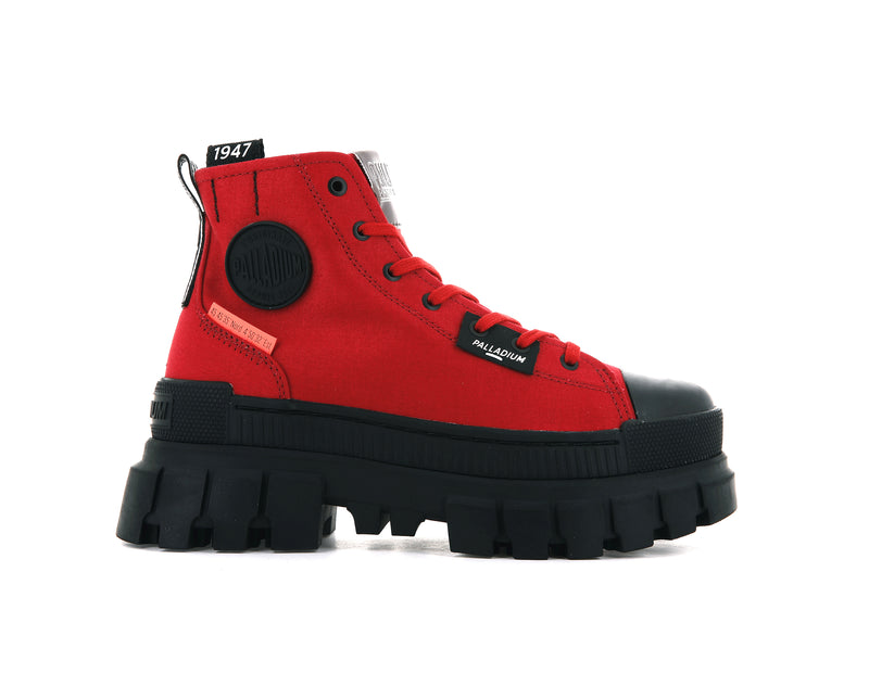 Red Salsa Women\'s Palladium Revolt Hi Tx High Tops | Israel  AJNHEK-792