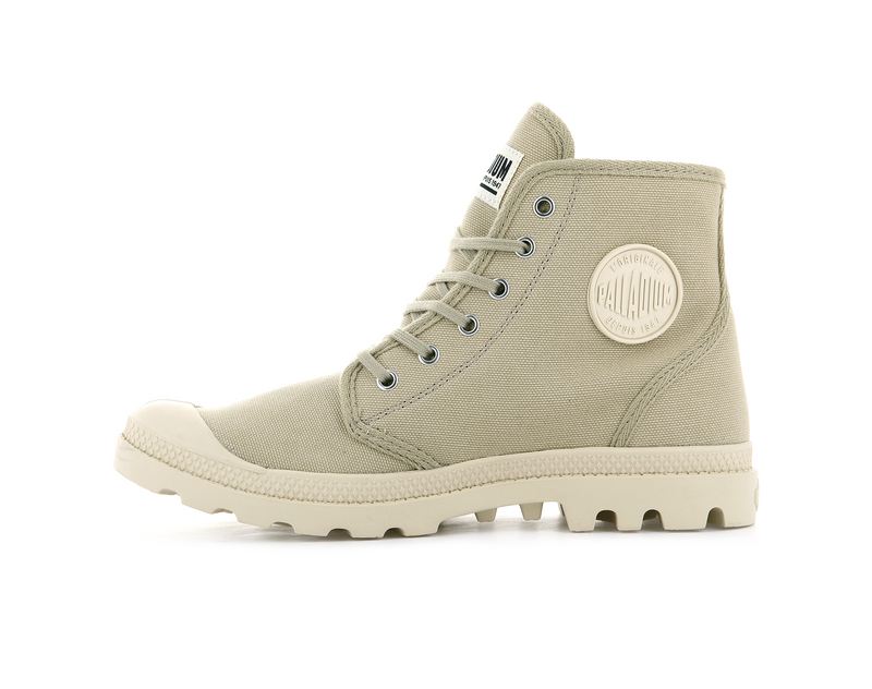 Sahara/Ecru Kids' Palladium Pampa Hi Originale Boots | Israel  NAZVGH-425