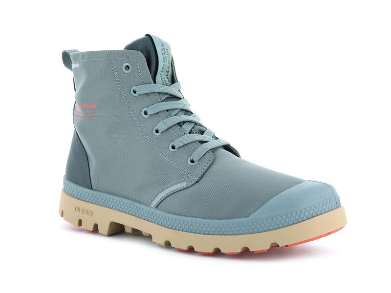 Slate Gray/Sedona Sg Kids' Palladium Pampa Lite+ Recycle Wp+ Boots | Israel  VISWOA-586