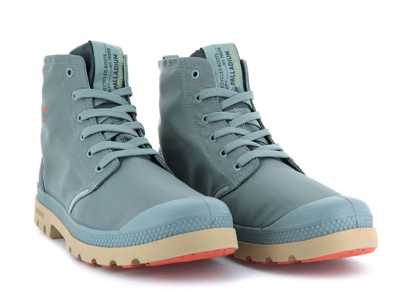 Slate Gray/Sedona Sg Kids' Palladium Pampa Lite+ Recycle Wp+ Boots | Israel  VISWOA-586