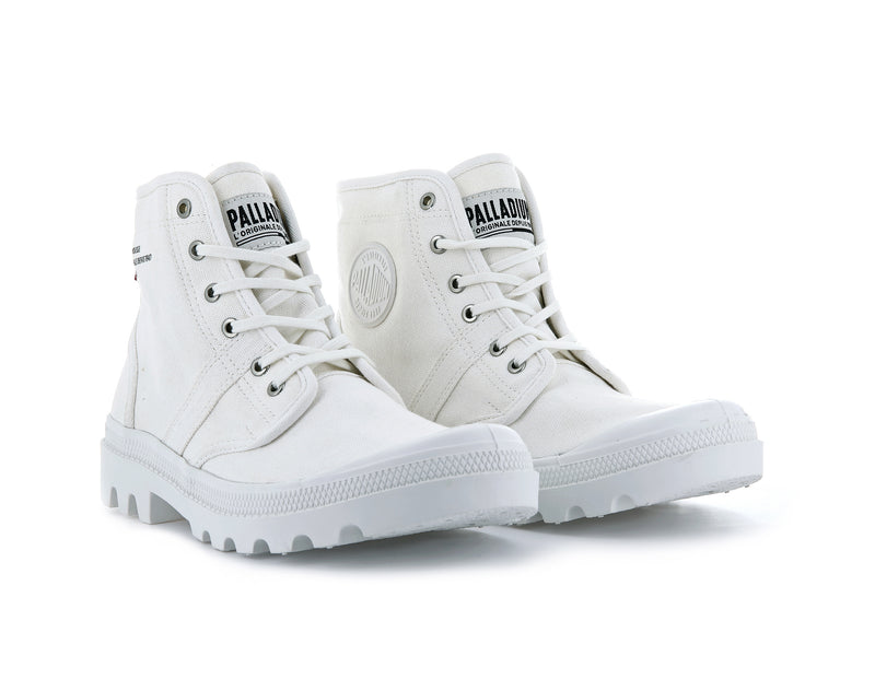 Star White Men's Palladium Pallabrousse Legion High Tops | Israel  RINQMO-803