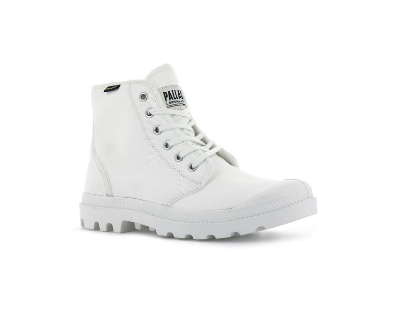 Star White Men's Palladium Pampa Hi Originale High Tops | Israel  WPINFZ-864