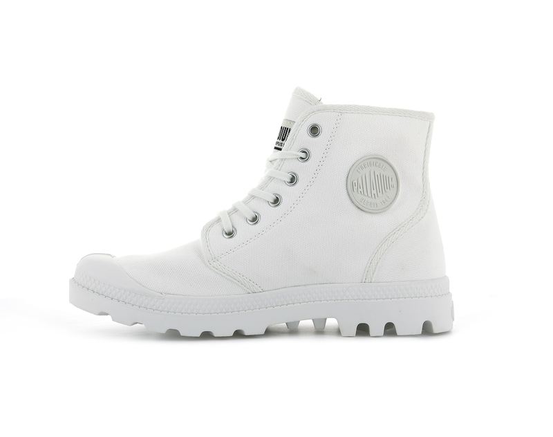 Star White Men's Palladium Pampa Hi Originale High Tops | Israel  WPINFZ-864