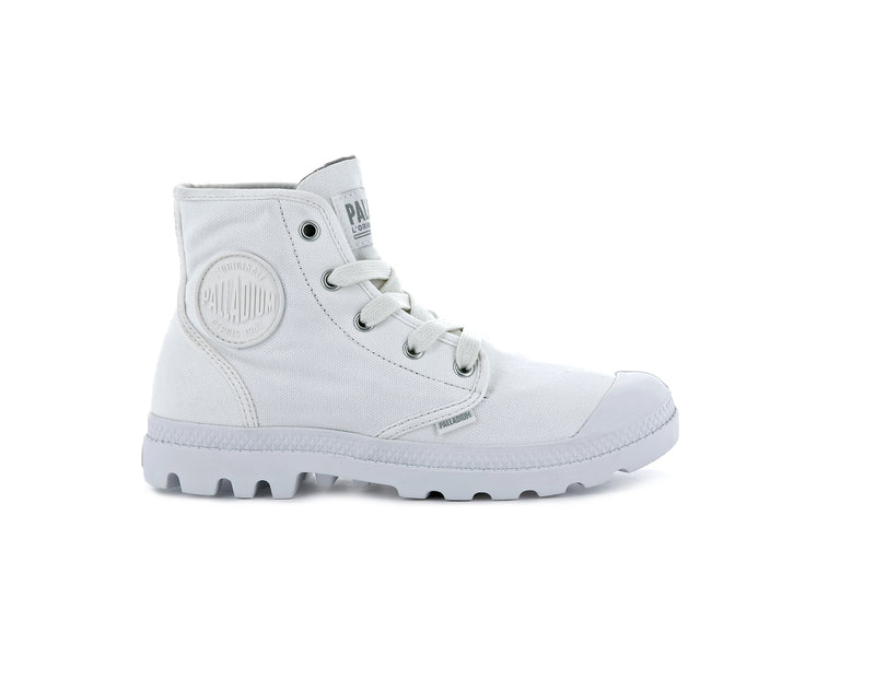 Star White Women\'s Palladium Pampa Hi High Tops | Israel  LMDWES-874