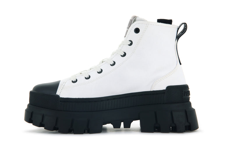 Star White Women's Palladium Revolt Hi Tx High Tops | Israel  TZCIHM-916