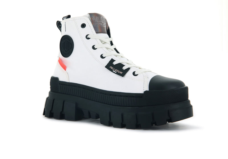 Star White Women's Palladium Revolt Hi Tx Boots | Israel  WOGYCX-913