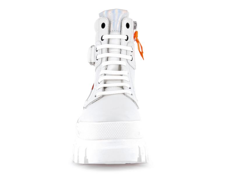 Star White Women's Palladium Revolt Sport Ranger High Tops | Israel  HBMREO-852