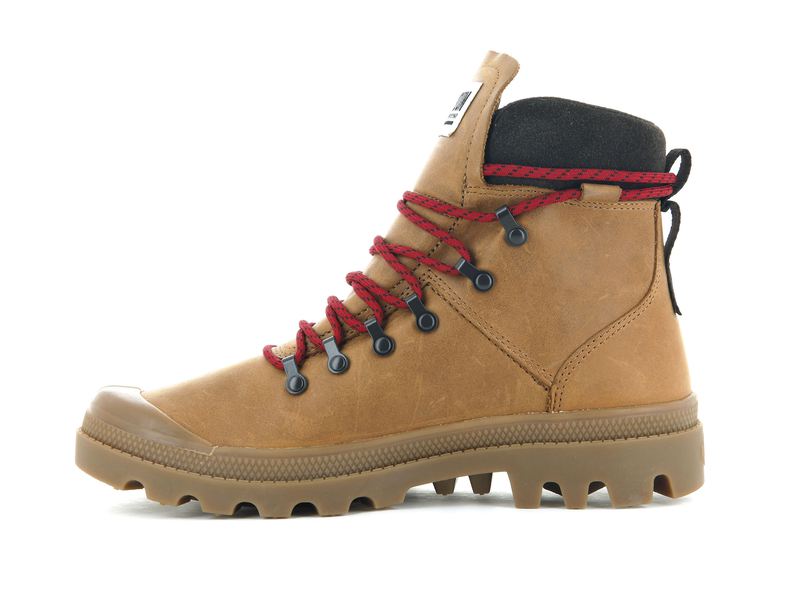 Surf Tan Men's Palladium Legion Hiker Boots | Israel  TXKJLA-018