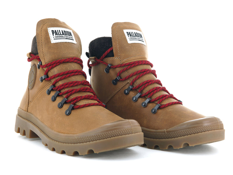 Surf Tan Men's Palladium Legion Hiker Boots | Israel  TXKJLA-018