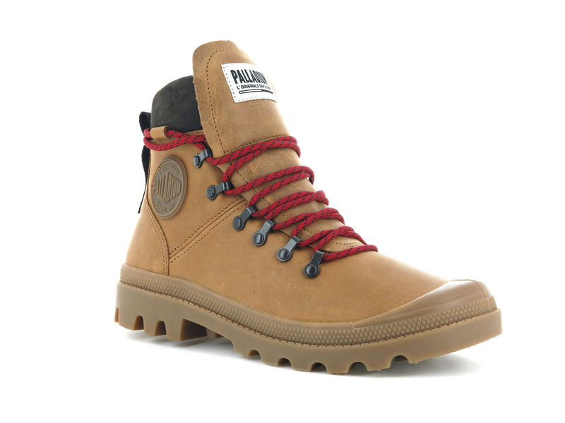 Surf Tan Women's Palladium Legion Hiker High Tops | Israel  XPDTOU-103