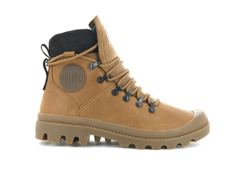 Surf Tan Women's Palladium Legion Hiker High Tops | Israel  XPDTOU-103