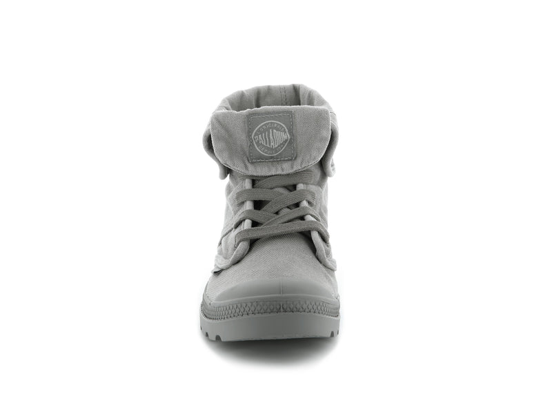 Titanium/Hi-Rise Women's Palladium Pallabrousse Baggy High Tops | Israel  XMKJEZ-563