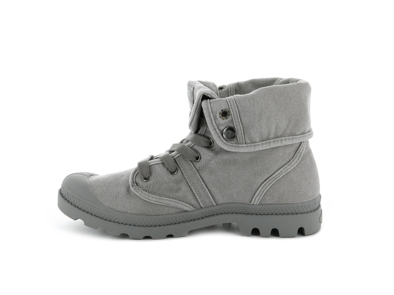 Titanium/Hi-Rise Women's Palladium Pallabrousse Baggy High Tops | Israel  XMKJEZ-563