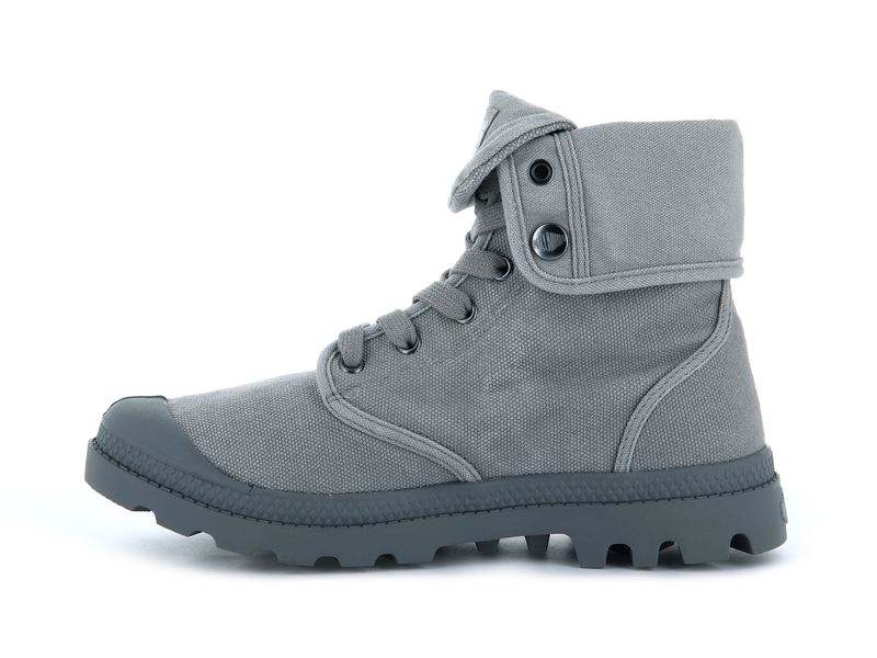 Titanium/High Rise Men's Palladium Baggy High Tops | Israel  GOUYWA-850