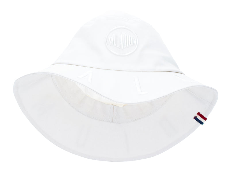 White Men's Palladium Logo Bucket Hats | Israel  BQHLAU-561