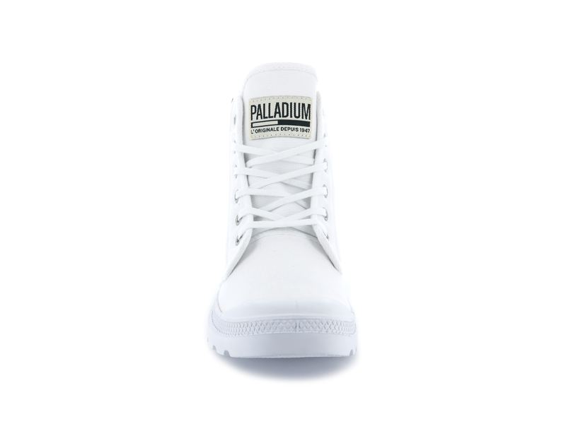 White/White Kids' Palladium Pampa Hi Originale Boots | Israel  ONXIMC-460