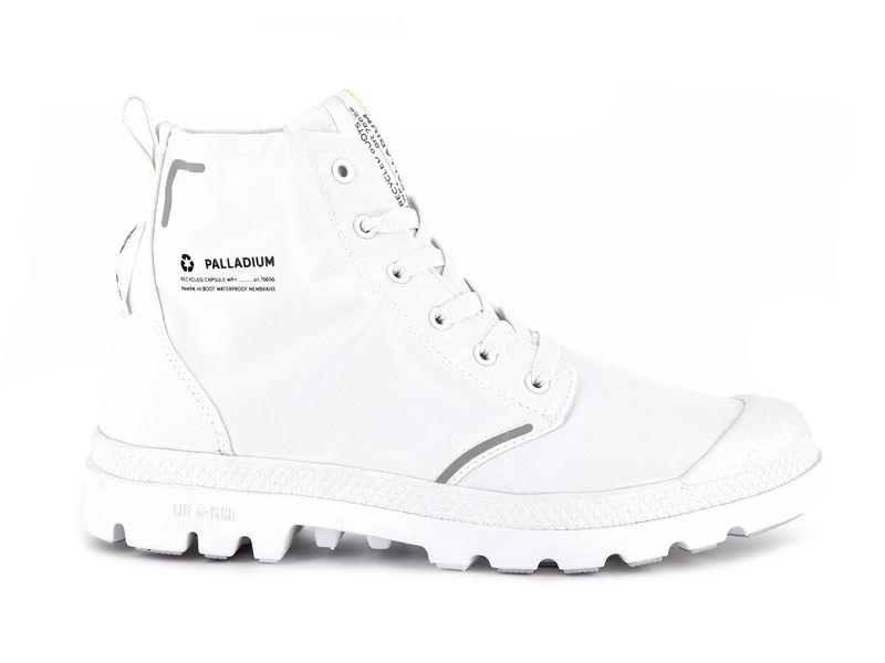 White Women\'s Palladium Pampa Lite+ Recycle Wp+ High Tops | Israel  GJMDNP-368