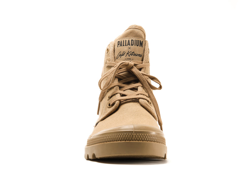 Woodlin Kids' Palladium Pallabrousse X Kitsune High Tops | Israel  ZHSAWL-912