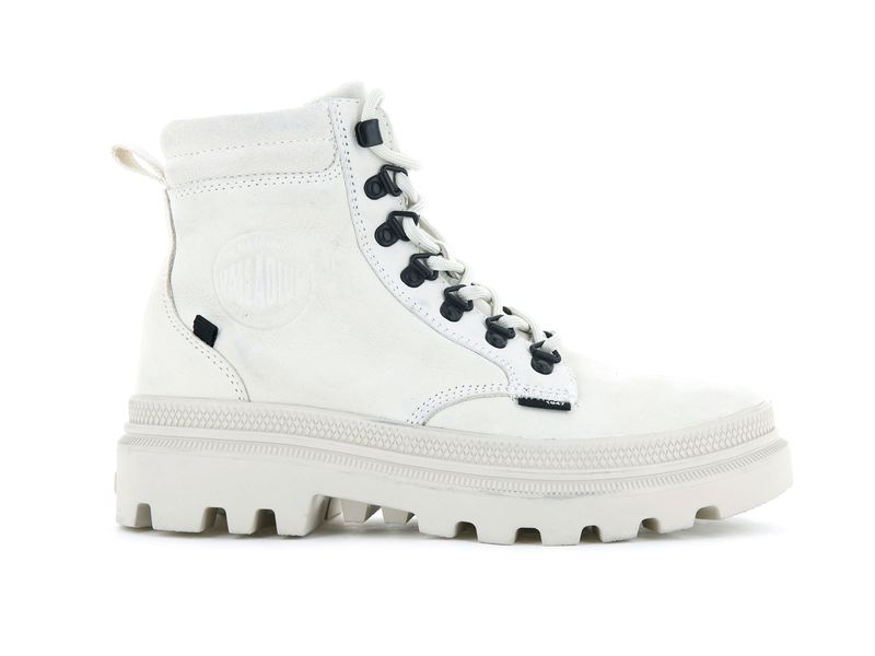 Angora Women's Palladium Pallatrooper Hiker Nubuck High Tops | Israel HXFUSJ-475