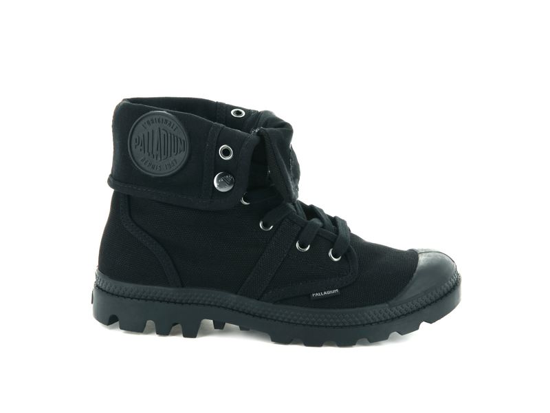 Black/Black Women's Palladium Pallabrousse Baggy Boots | Israel PNBZRE-649