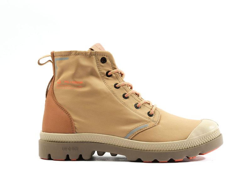 Caramel/Cinammon Men's Palladium Pampa Lite+ Recycle Wp+ High Tops | Israel SRTIXJ-438