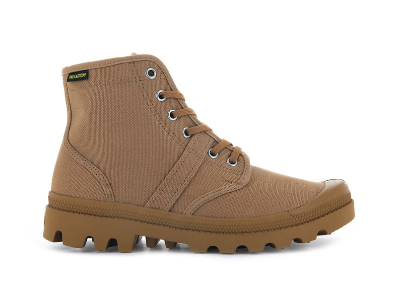 Cinnamon Men's Palladium Pallabrousse Boots | Israel DQWIVC-120