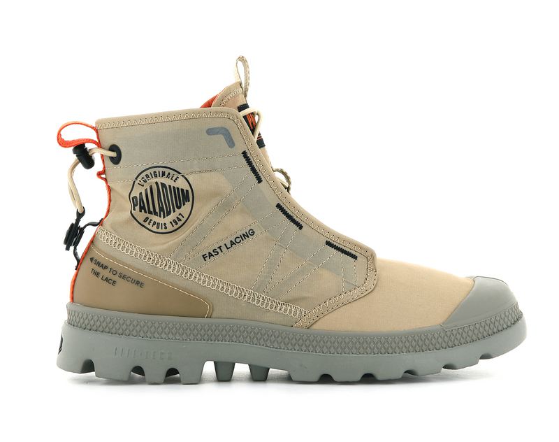 Desert Women's Palladium Pampa Travel Lite Boots | Israel YNPVBS-693