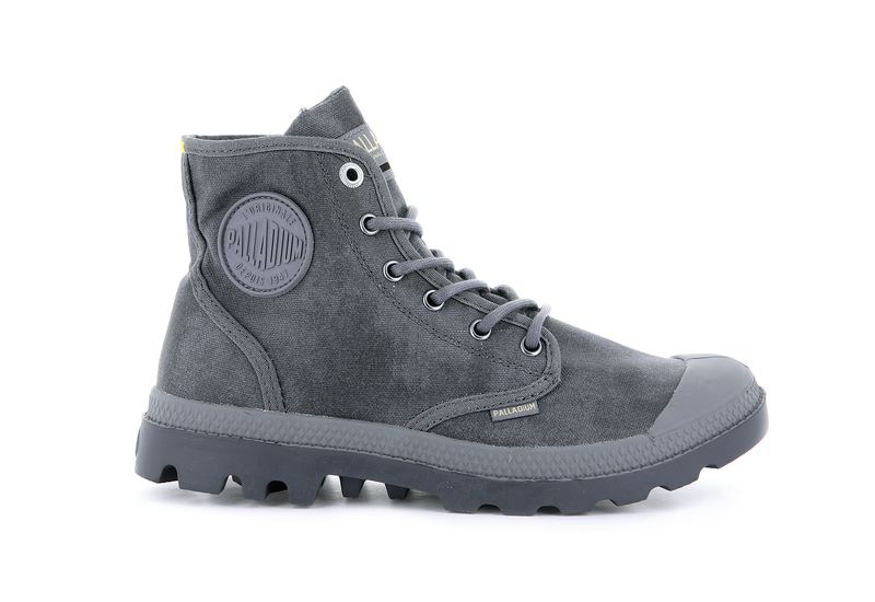 French Metal Men's Palladium Pampa Hi Wax High Tops | Israel AKHPNU-561