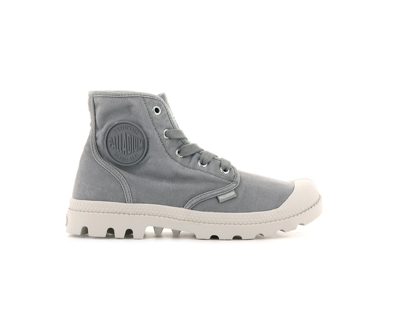 Gray Flannel Women's Palladium Pampa Hi Boots | Israel FMGDKJ-739