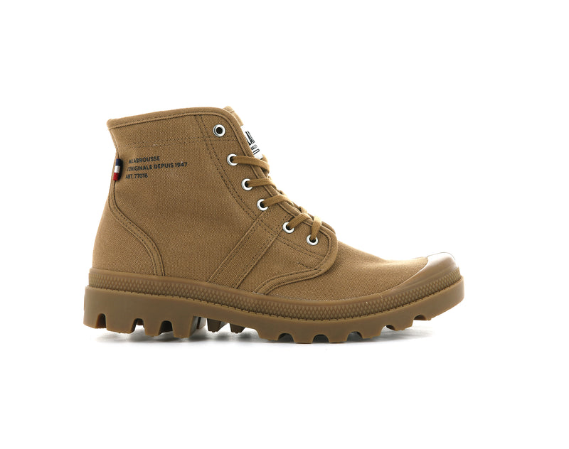 Mahogany Kids' Palladium Pallabrousse Legion Boots | Israel MNWKFG-029