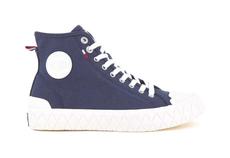 Mood Indigo Men's Palladium Palla Ace Canvas Mid High Tops | Israel YDWTSP-570