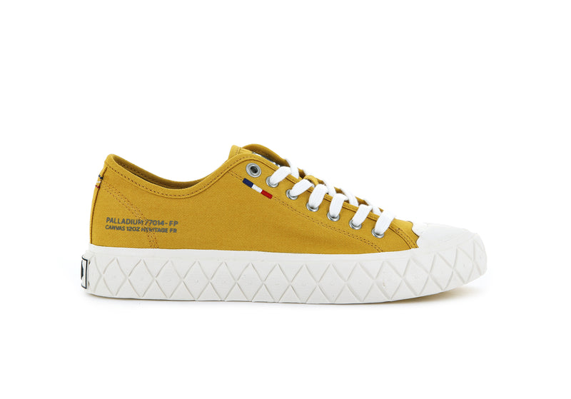 Mustard Women's Palladium Palla Ace Canvas Low Tops | Israel NYBESW-895