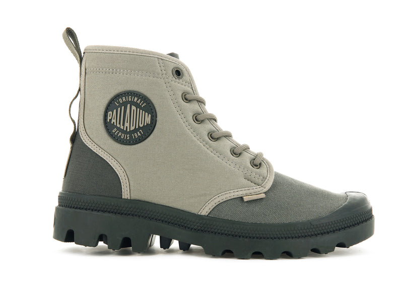 Olive Night Women's Palladium Pampa Shade 75th Boots | Israel MCUKQL-674