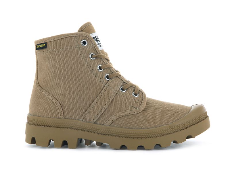 Olive Women's Palladium Pallabrousse Boots | Israel NAGFVP-602