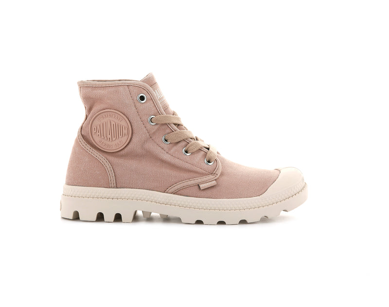 Rose Brick Women's Palladium Pampa Hi Boots | Israel WTHMBL-973