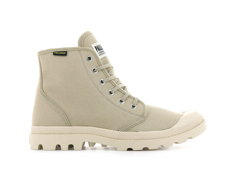 Sahara/Ecru Kids' Palladium Pampa Hi Originale Boots | Israel NAZVGH-425