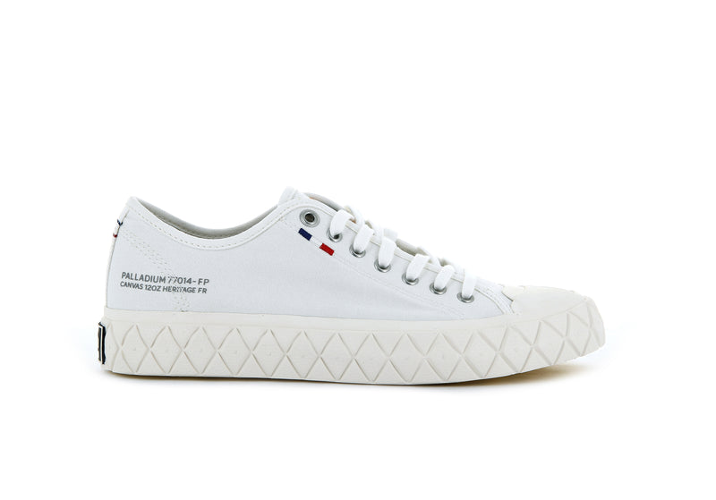 Star White Kids' Palladium Palla Ace Canvas Low Tops | Israel BLSGTD-124