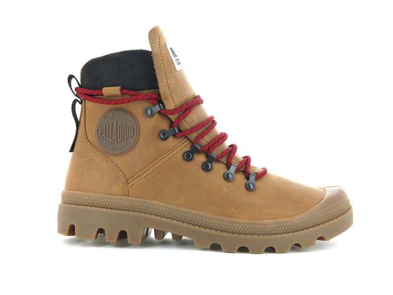 Surf Tan Women's Palladium Legion Hiker High Tops | Israel XPDTOU-103